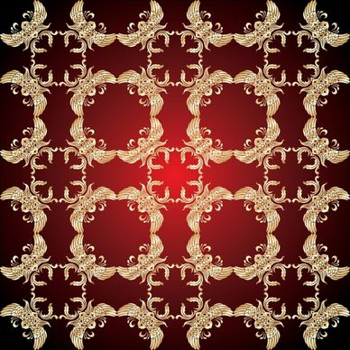 decorative pattern elegant royal decor repeating symmetric design