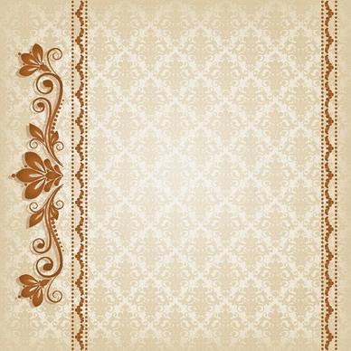 classic lace pattern 04 vector