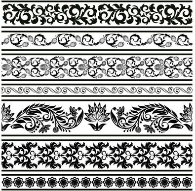 classic lace pattern 09 vector