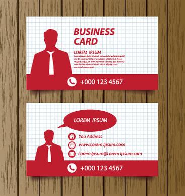 classic modern business cards vector