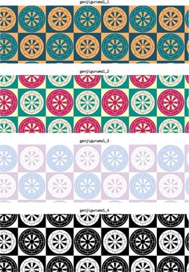 classic tile pattern vector