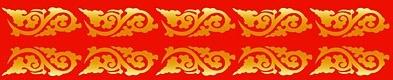 classical chinese auspicious decorations vector