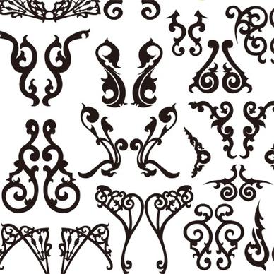 Classical Decorative Patterns Free Vector Graphics