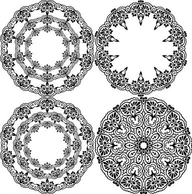 classical frame design vector illustration in black white