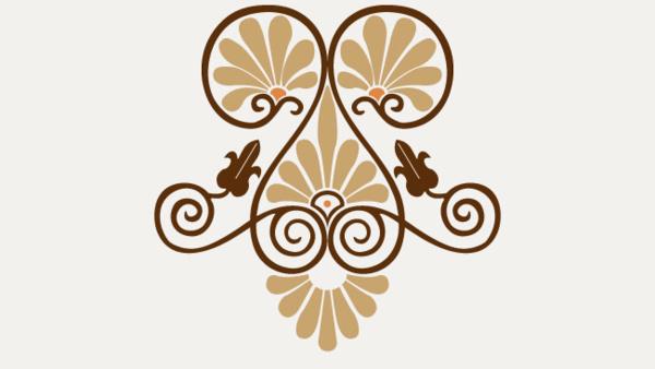 classical greek style ornaments vector