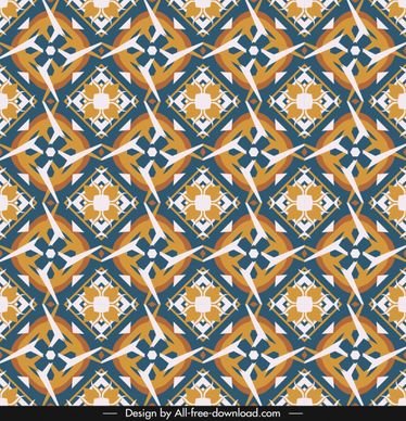 classical pattern template colorful flat repeating symmetric sketch