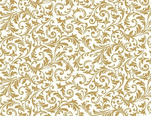 leaves pattern template classical seamless curves decor