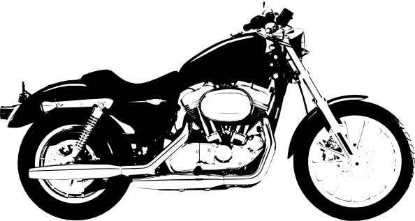 Claydowling Harley Davidson Sportster clip art