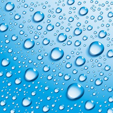 clean water droplets vector