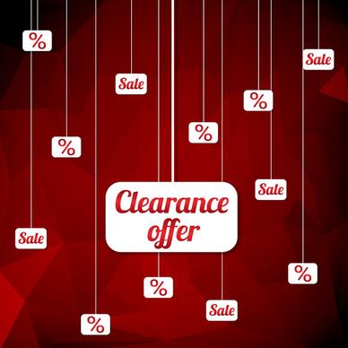 clearance offer design