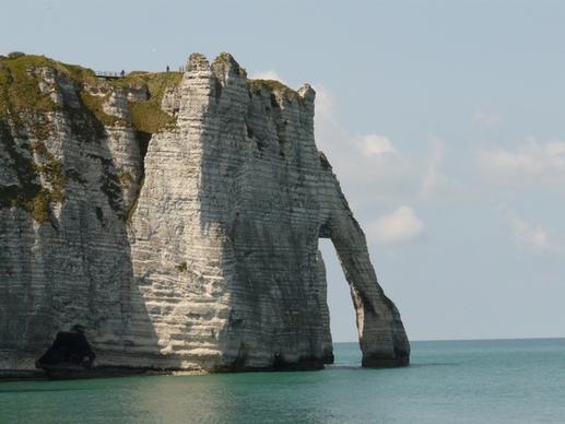 cliffs etretat normandy