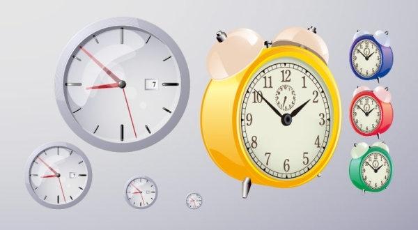clock alarm vector