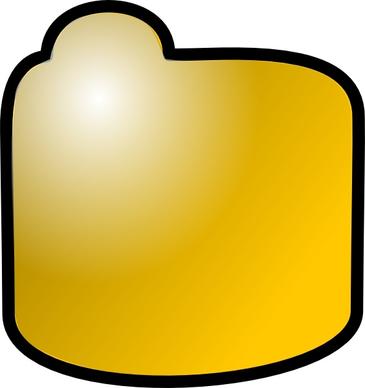 Closed Folder Icon clip art