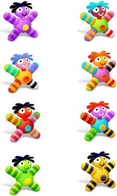 Cloth Dolls Icons icons pack