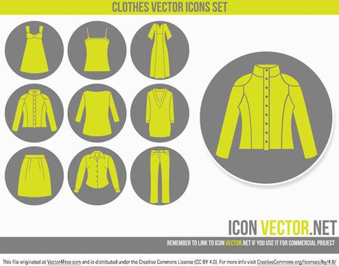 clothes icons