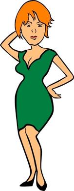 Clothing Woman In Business Attire clip art