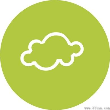clouds icons vector