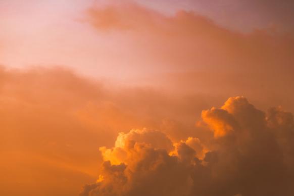 cloudy sky scene picture elegant sunset