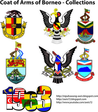 coat of arms of borneo collection