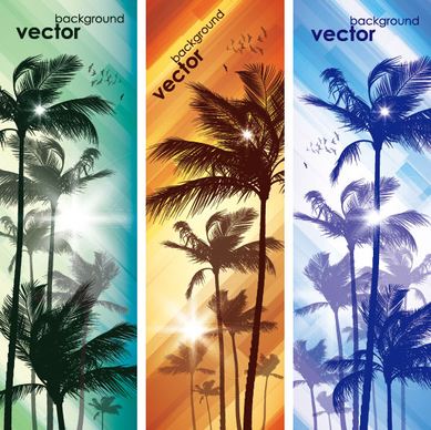 coconut elements banner vector
