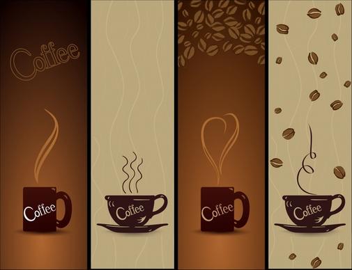 coffee advertising backgrounds classical brown cup decor