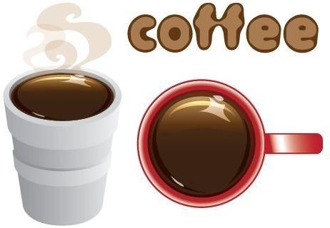 Coffee in Styrofoam Cup and Mug