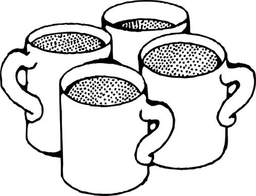 Coffee Mugs clip art