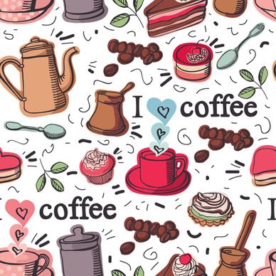 coffee object design elements vector