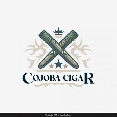 cojoba cigar export logo template elegant classic symmetry