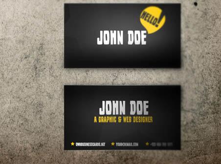 color business cards