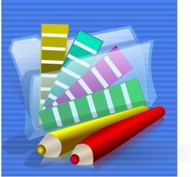 Color Drawing Folder clip art