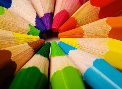 color pencil closeup picture