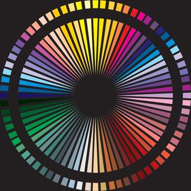 color spectrum vector