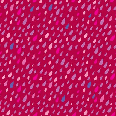 colored drops seamless pattern vector set