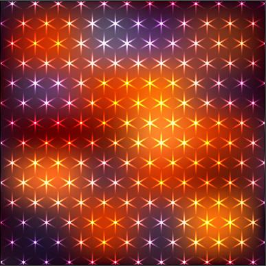 colored glow stars vector backgrounds