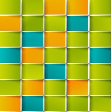 colored grid vector background