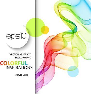 colored inspirations abstract background