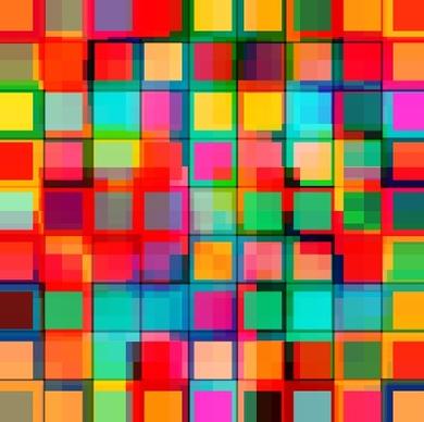 colored mosaic abstrac background vector