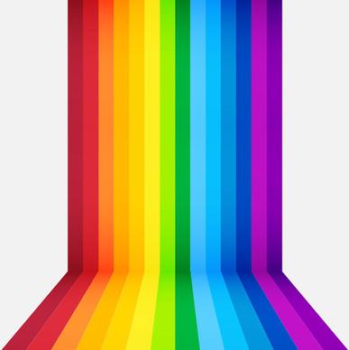 colored paper stripes vector background