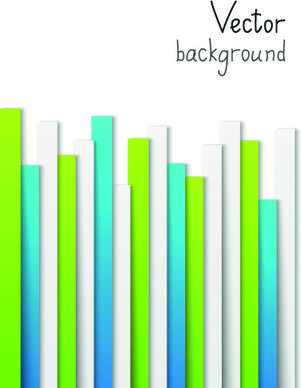colored paper strips vector background