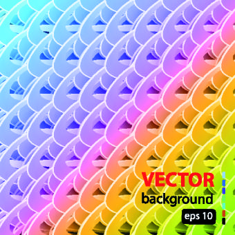 colored shapes vector background