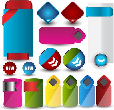 colored tags sale vectors graphics