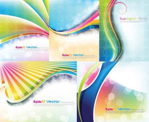 Colorful Abstract Background Vector Graphics