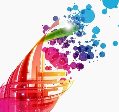 Colorful Abstract Design Background Vector Art