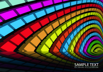 colorful abstract design elements background