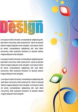 colorful advertising posters 02 vector