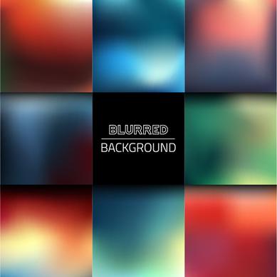 colorful blurred art backgrounds vector