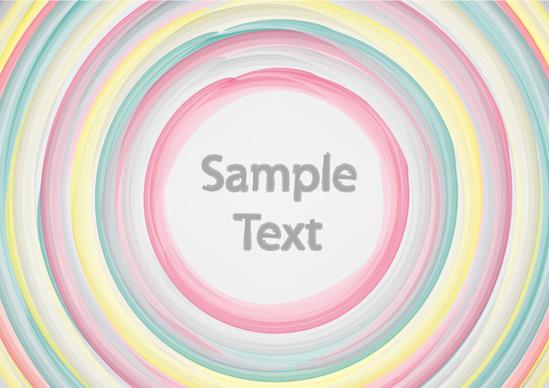 colorful brushed circles background
