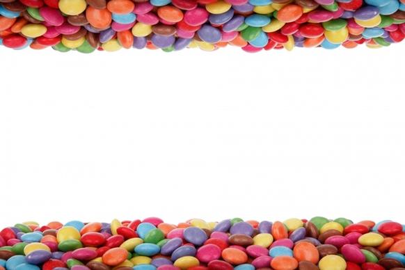 colorful candy border