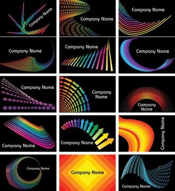 colorful card vector graphics